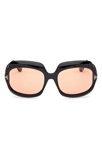 Tom Ford Ren 60mm Geometric Sunglasses
