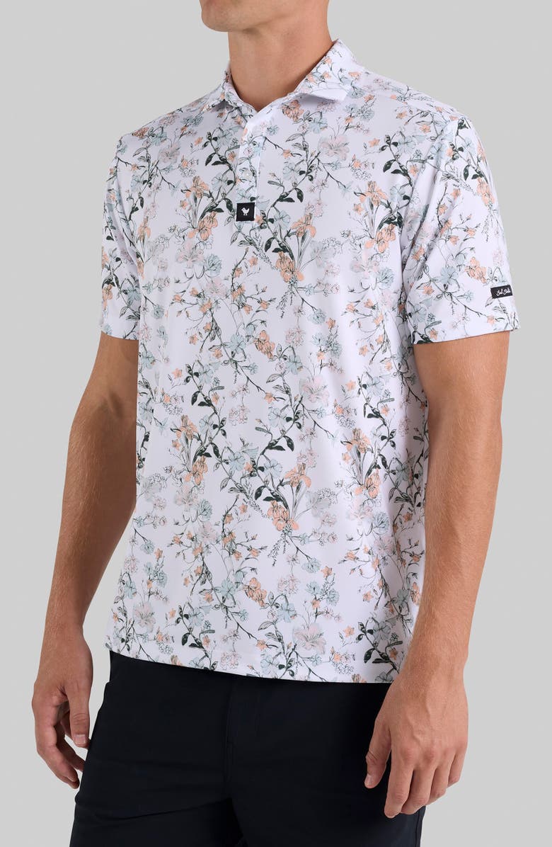 Bad Birdie Core Performance Polo, Alternate, color, Wild One - Frosty Petal