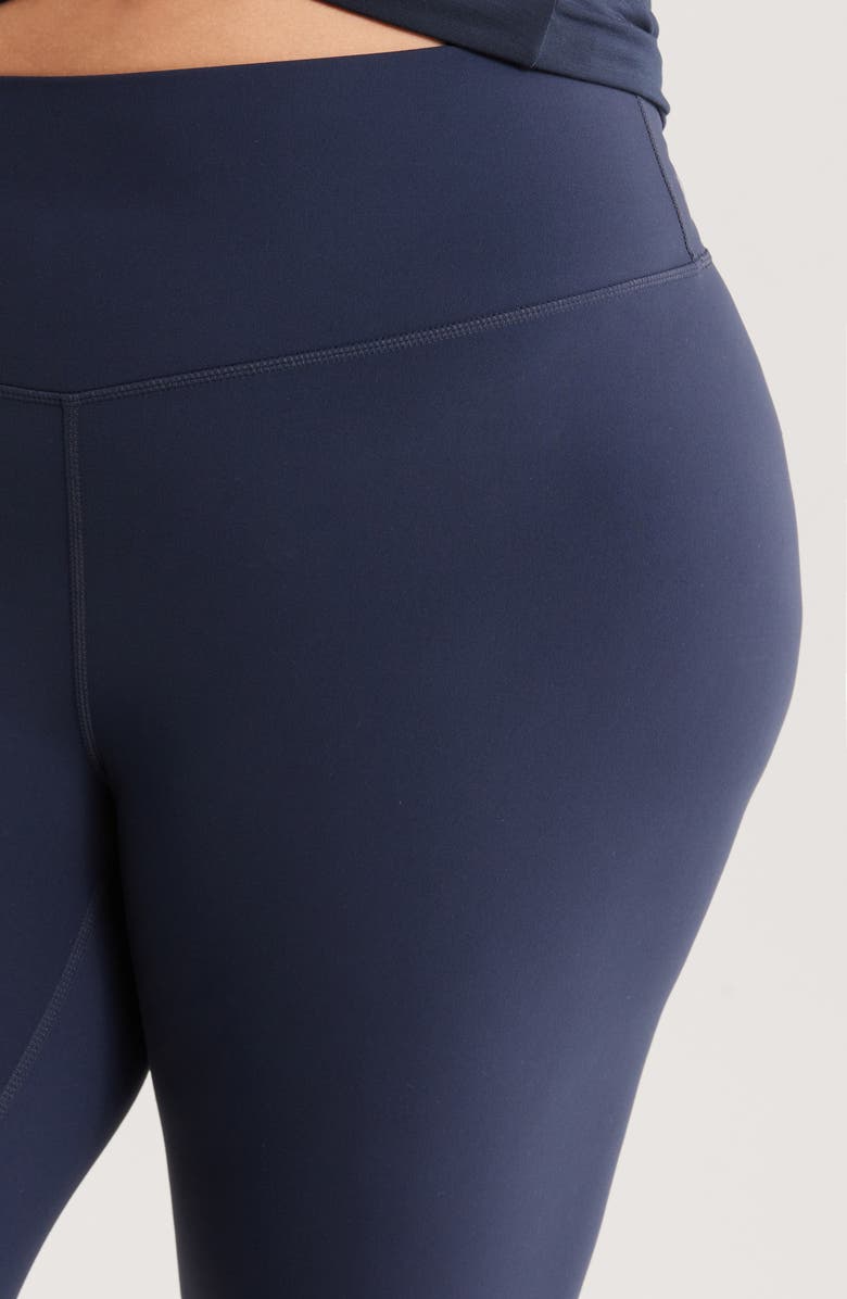 Zella Studio Luxe High Waist 7/8 Leggings, Alternate, color, Navy Sapphire