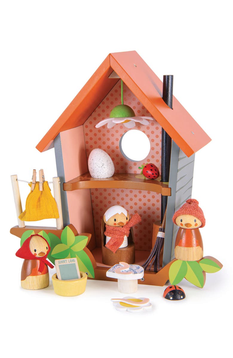 Tender Leaf Toys Robin
s Nest Box Playset, Main, color, Blue Multi