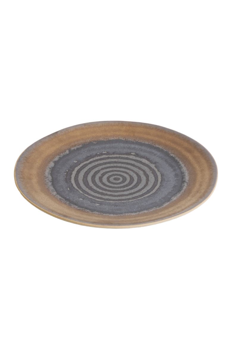Akita Stoneware 4-Piece Salad Plate Set, Main, color, Copper