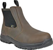 Hoss Boot Company HOSS Chelsea Brown Composite Met Guard Waterproof Work Boot