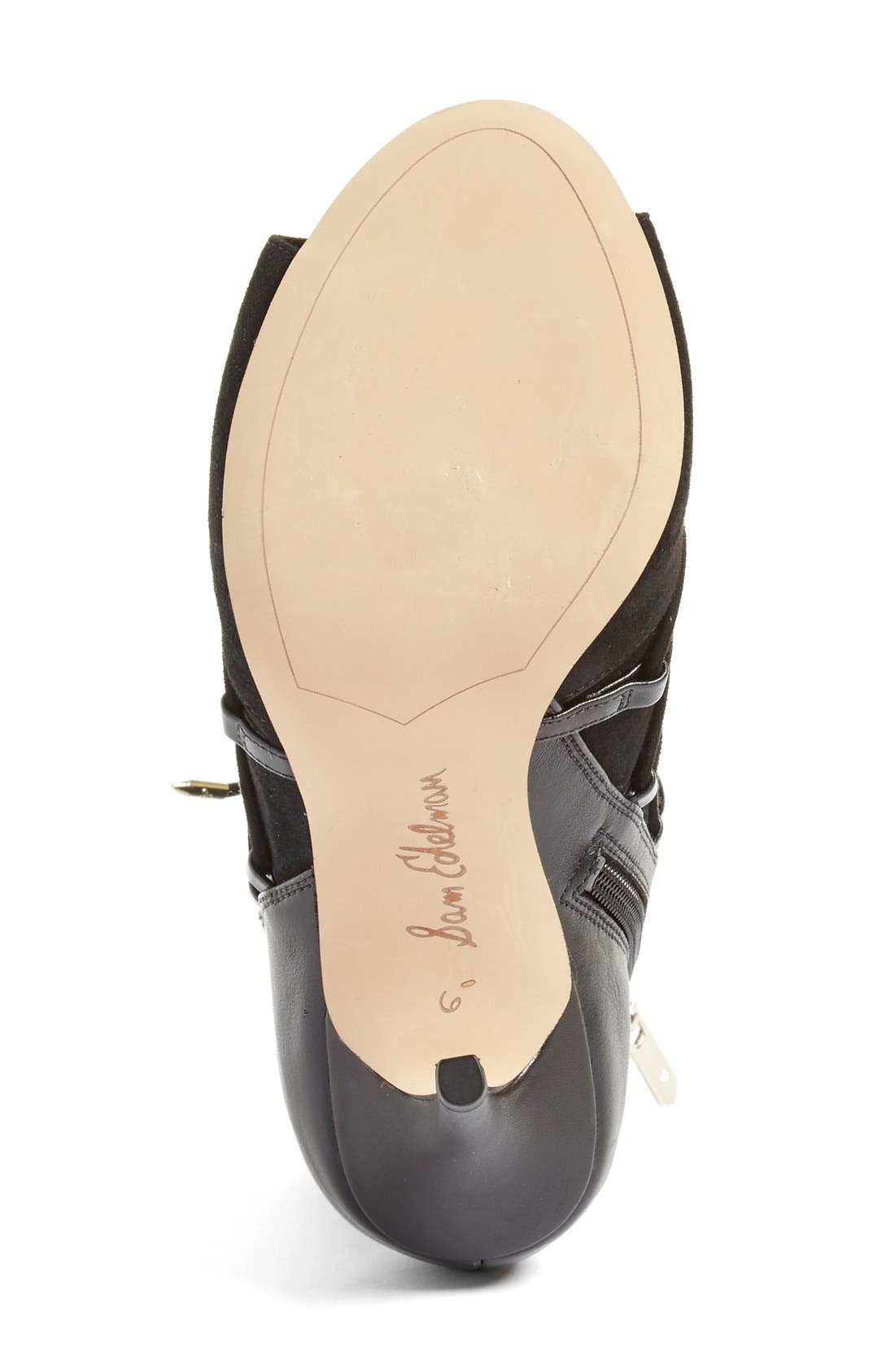 Sam Edelman 'Asher' Open Toe Bootie, Alternate, color, 