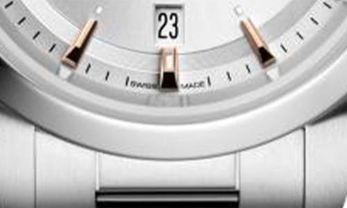 Longines Conquest Silvertone Dial Automatic Bracelet Watch, 30mm In Silver