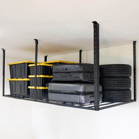 4' x 8' Faber Overhead Garage Shelving -Holds 700 lbs