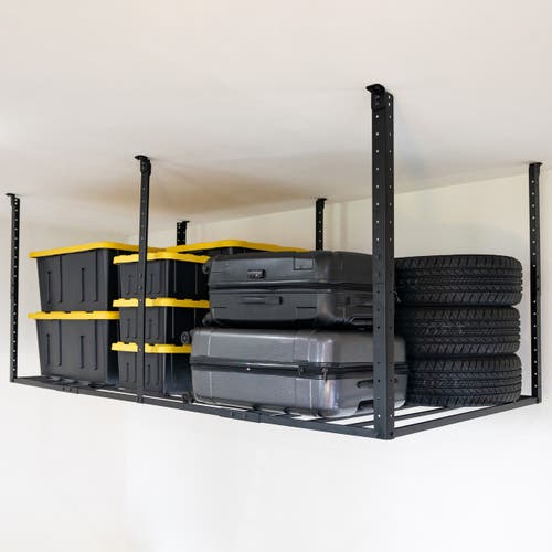 Storeyour 4' X 8' Faber Overhead Garage Shelving -holds 700 Lbs In ...