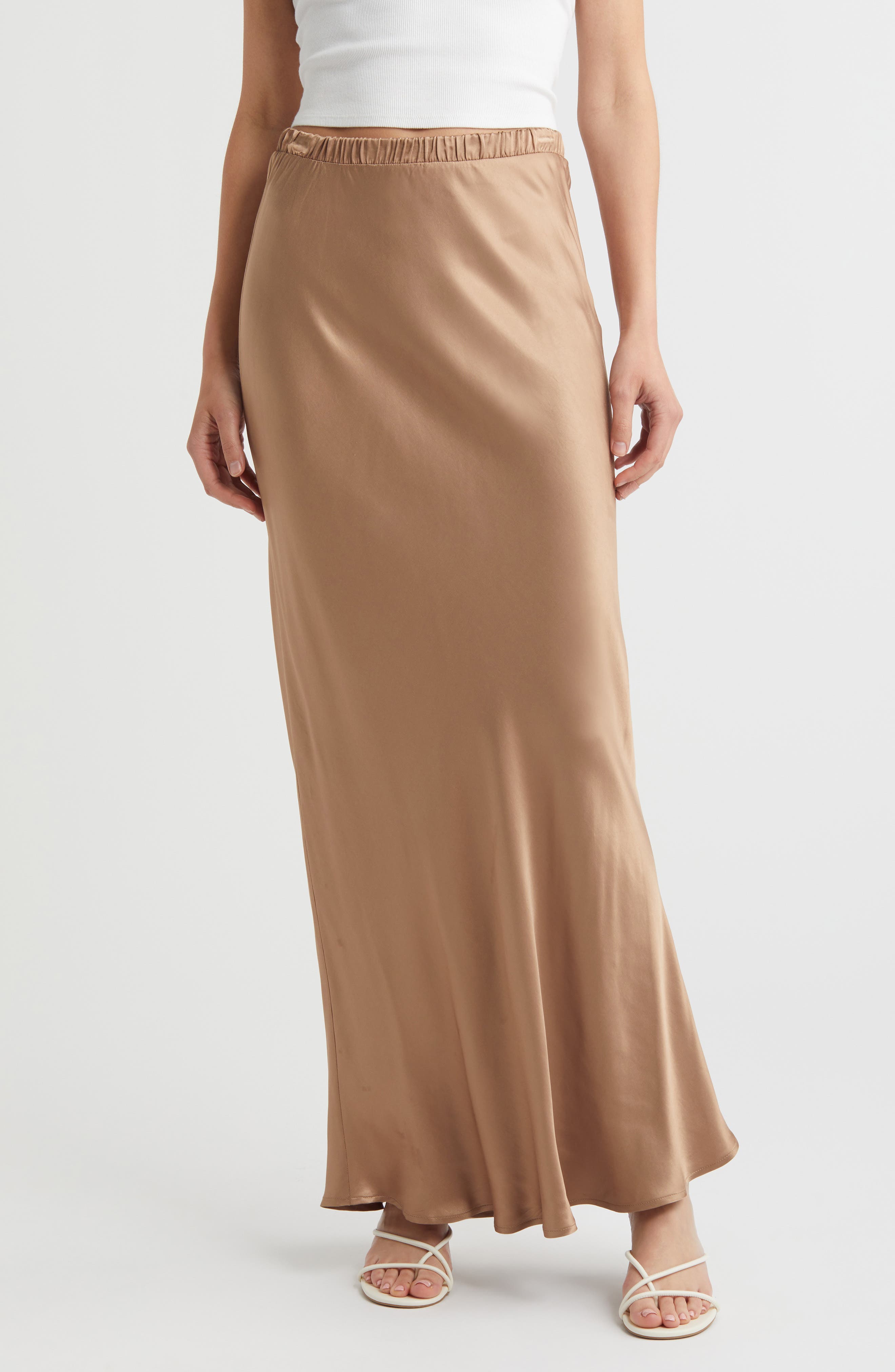Nation LTD Gaia Bias Cut Maxi Skirt