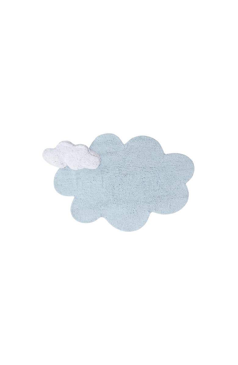 Lorena Canals Washable Rug Puffy Dream, Main, color, Blue, Soft Blue