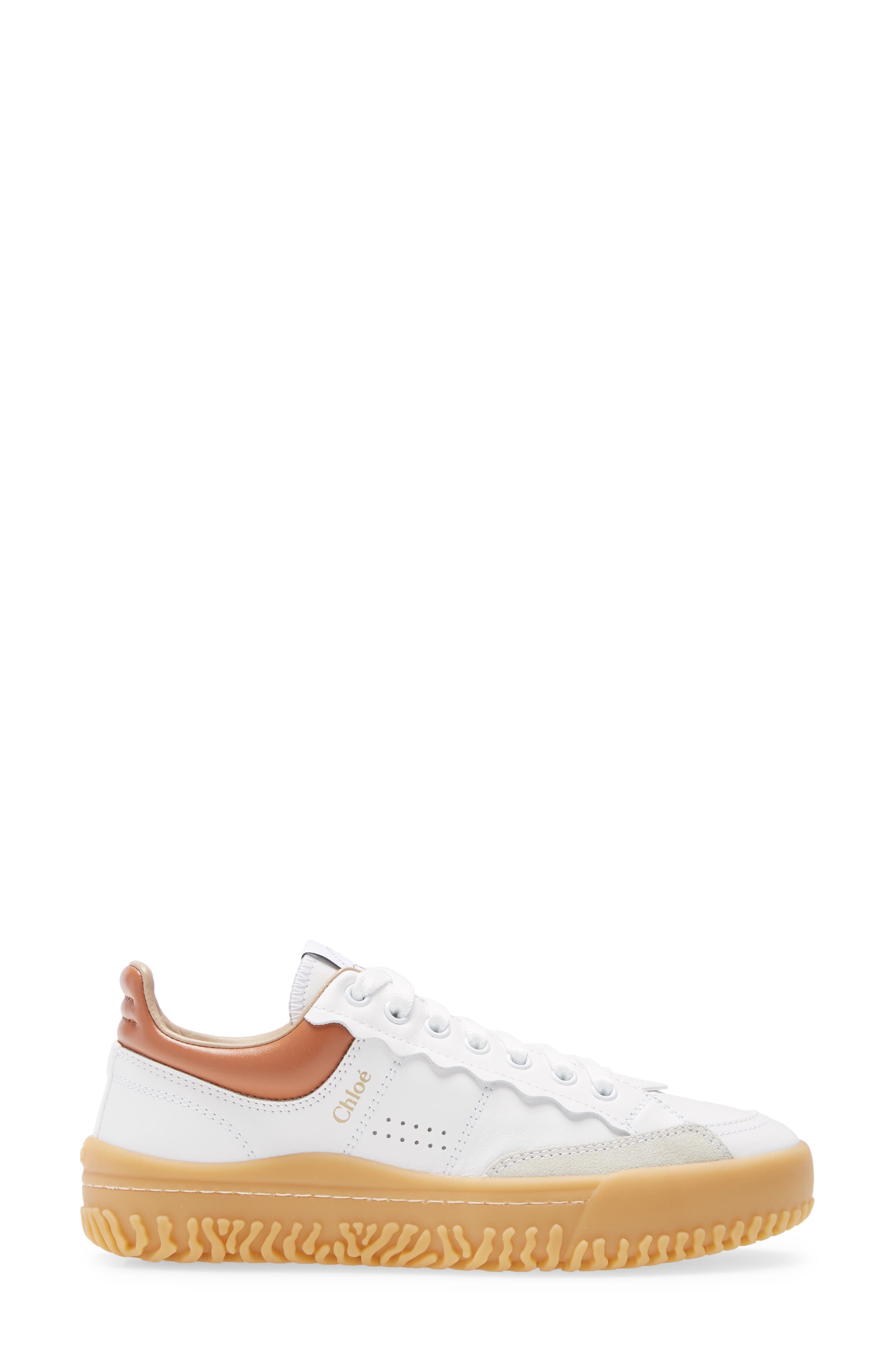 Franckie Low Top Sneaker, Alternate, color, WHITE/ BEIGE