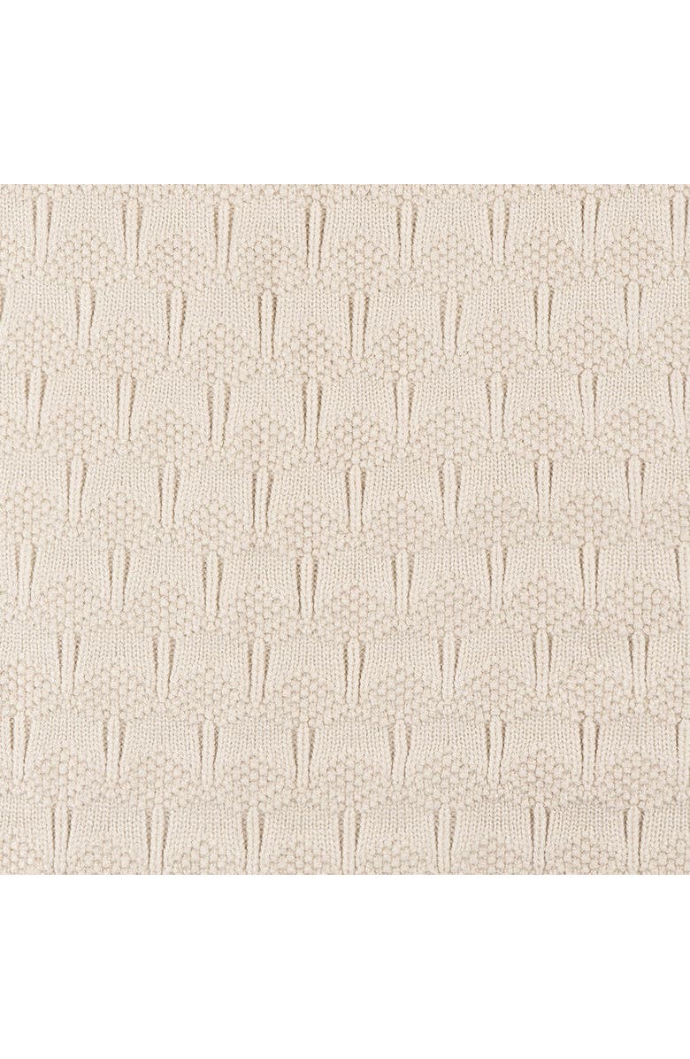 Just Born Sweater Knit Blanket Tan, Alternate, color, Tan