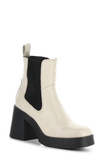 Bos. & Co. Veil Waterproof Platform Bootie In Neutral