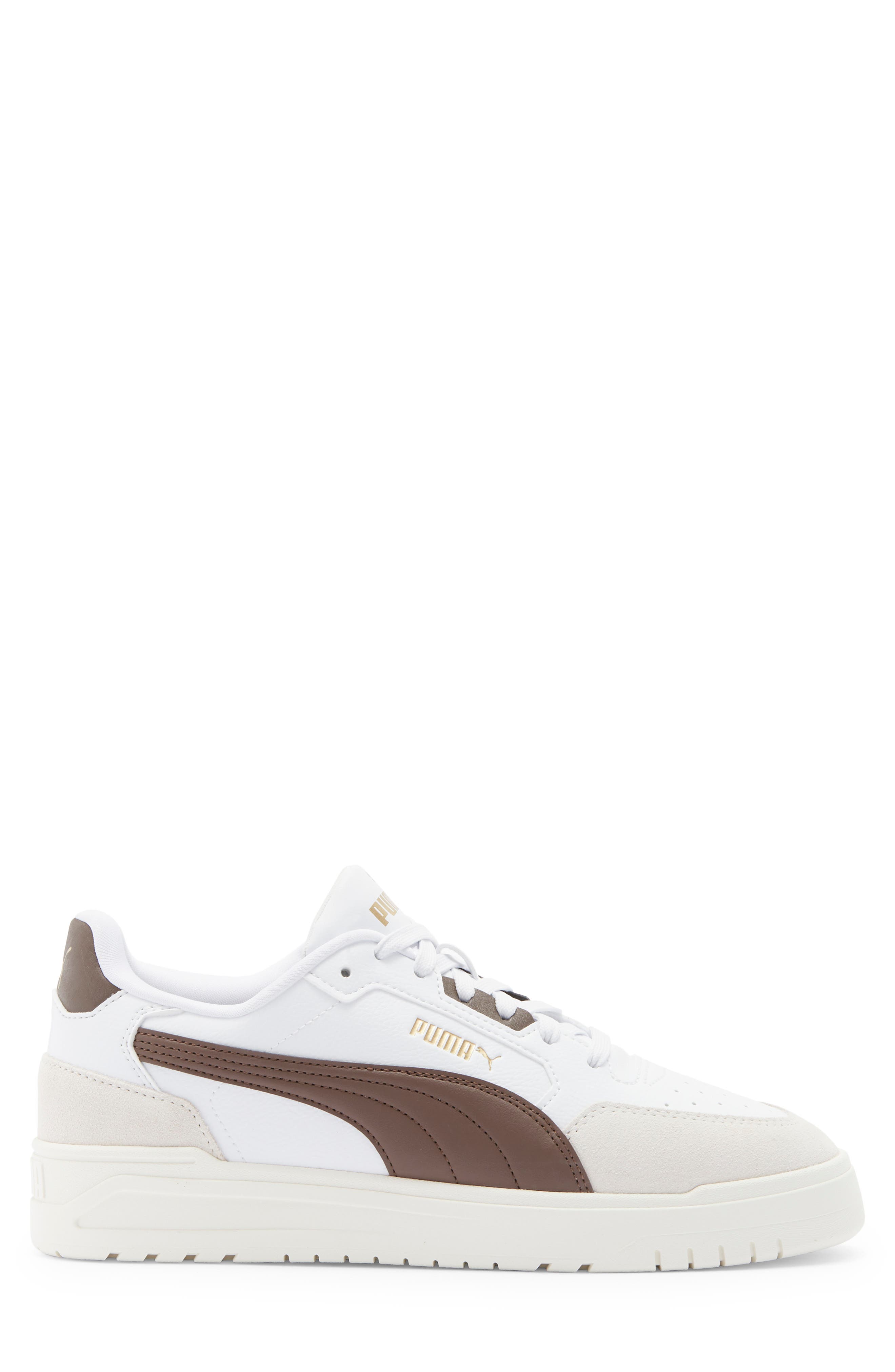 PUMA Shuffle Downtown OG Sneaker, Alternate, color, Puma White/ Flat Bronze/ Gray