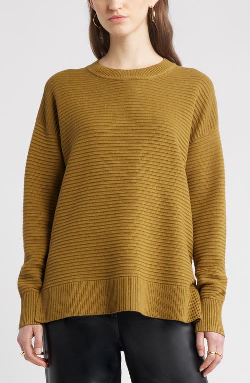 Nordstrom Cotton & Cashmere Ottoman Sweater In Brown
