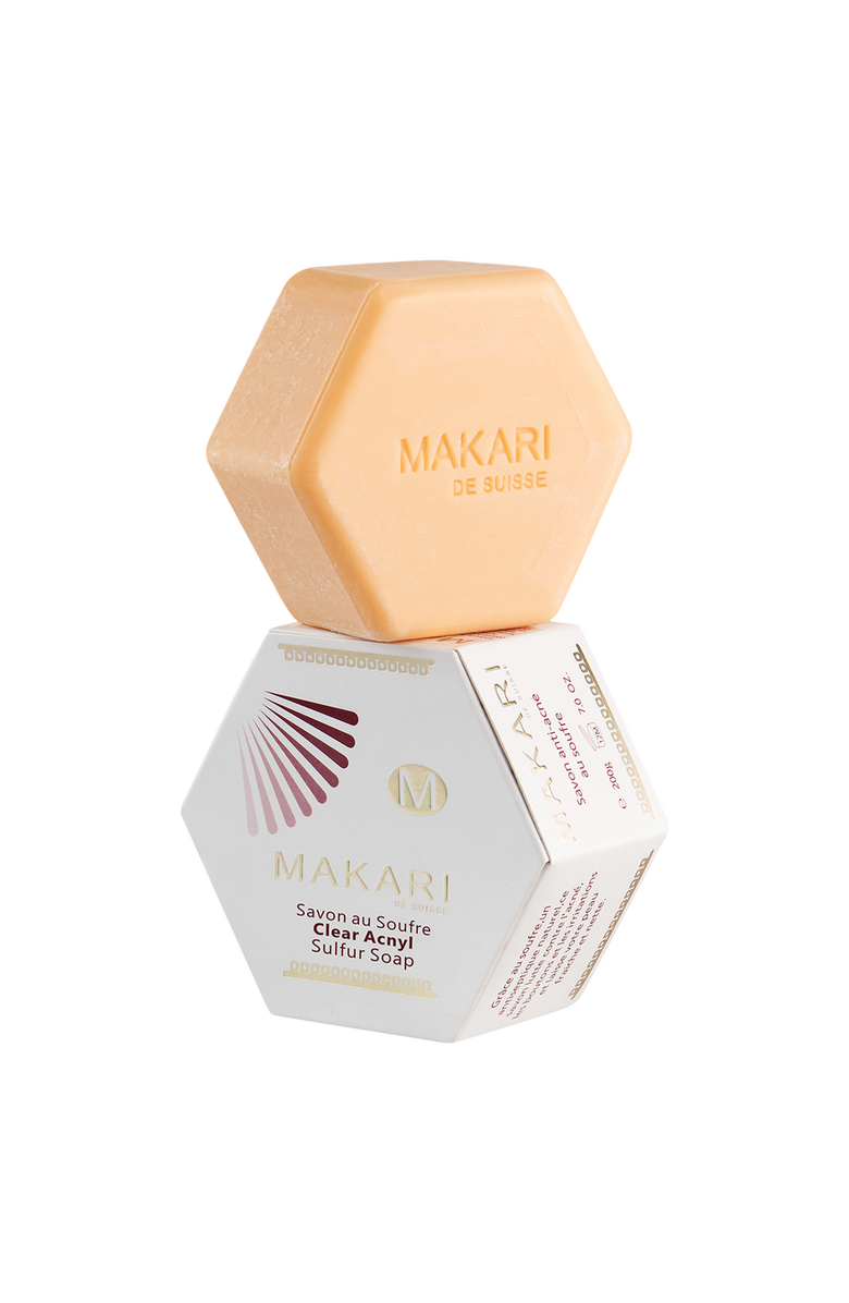 Makari de Suisse Clear Acnyl Sulfur Soap, Main, color, NO COLOR