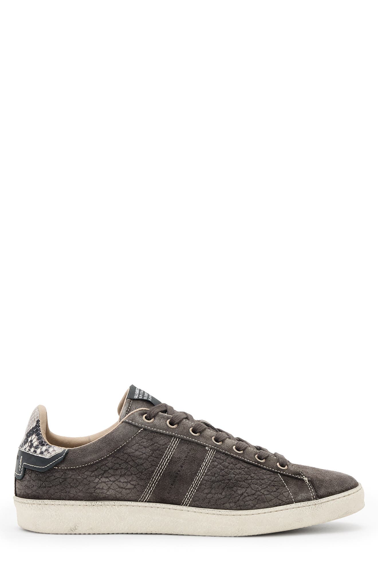 AllSaints Leon Low Top Sneaker, Alternate, color, Warm Grey