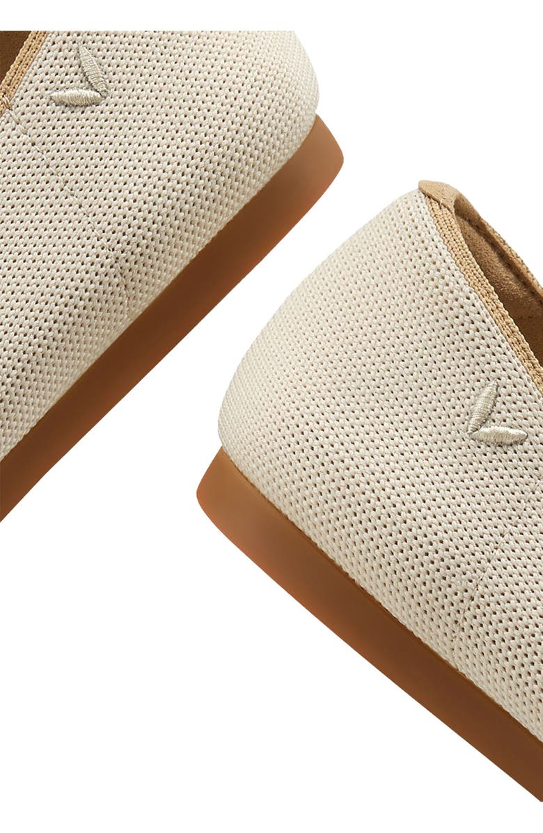 VIVAIA Pointed-Toe Bow Loafers, Alternate, color, Ivory Nude