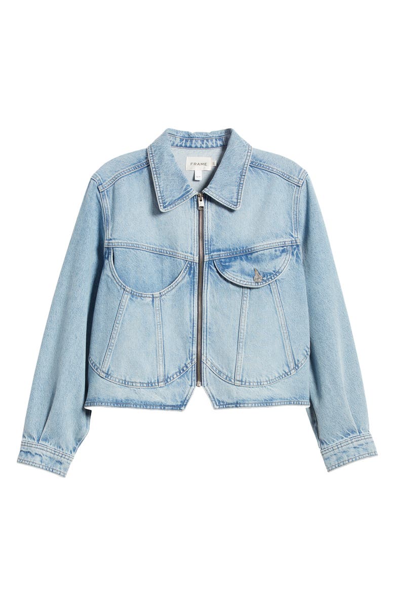 FRAME Heart Denim Jacket, Alternate, color,