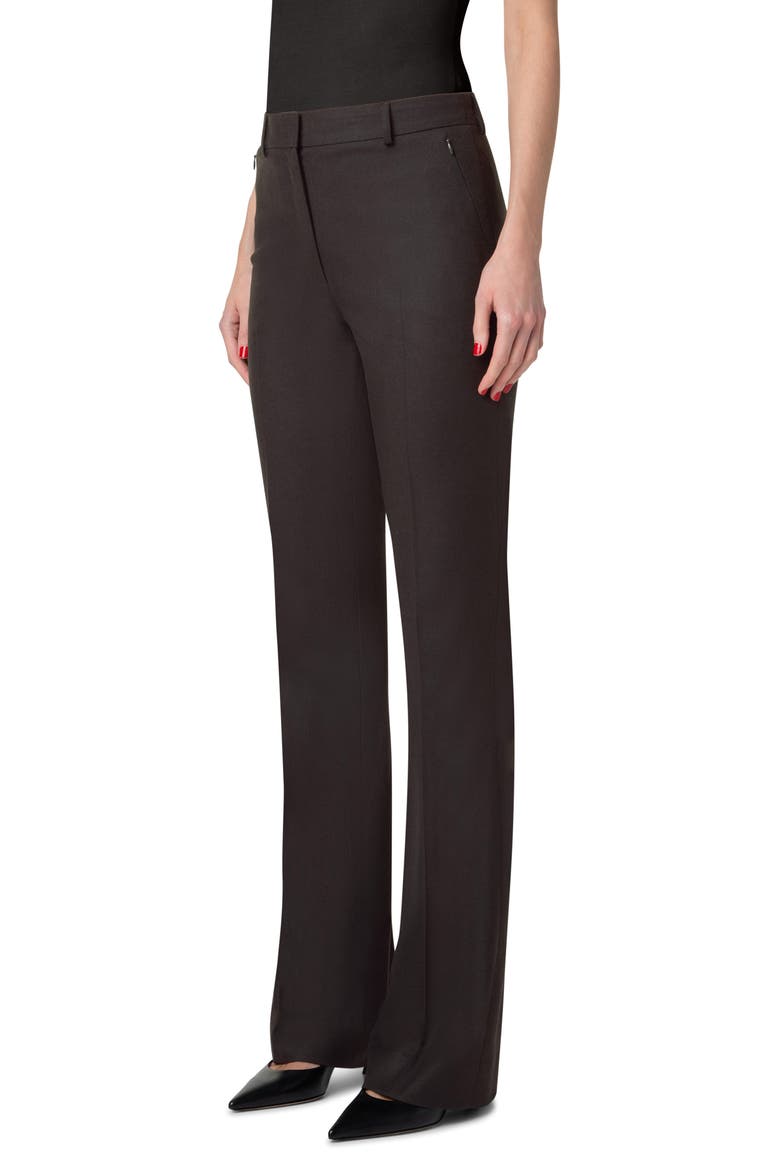 Marilyn Wool Stretch Flannel Pants, Alternate, color, 049 MOCCA