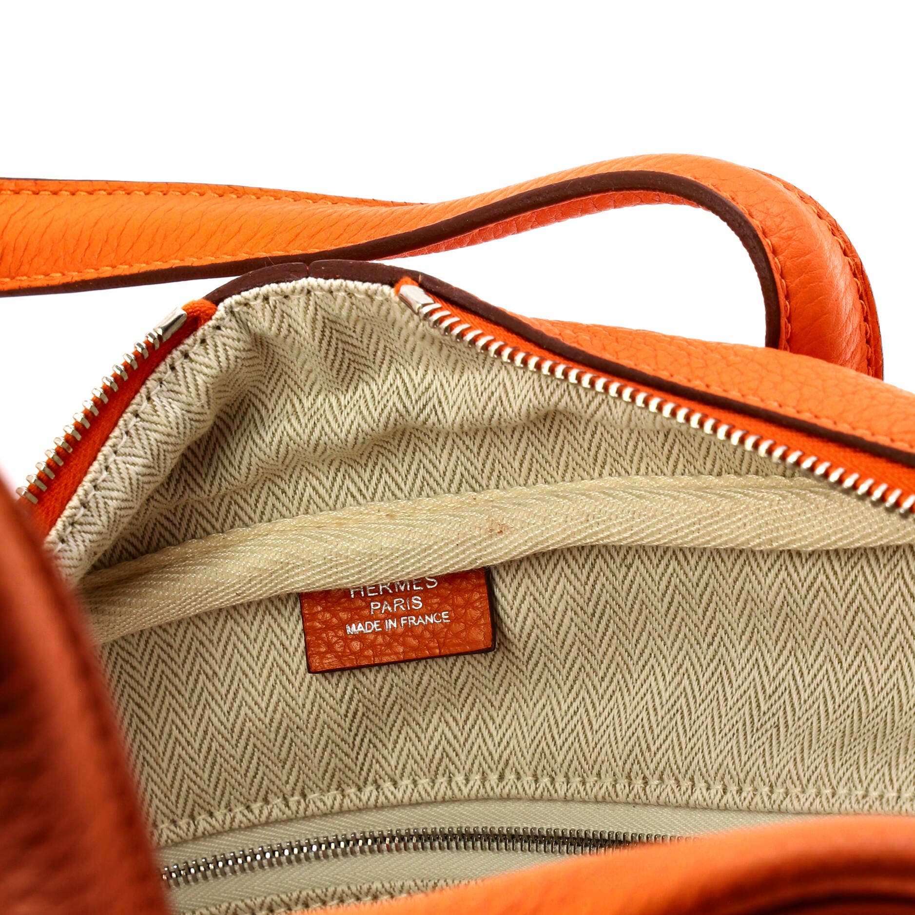 Pre-Owned Hermes Victoria II Bag Clemence 35, Alternate, color, Orange H