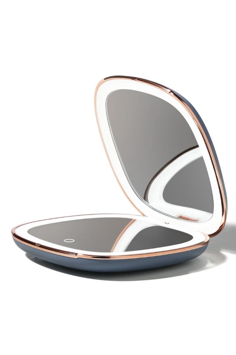 Mila 2 LED Compact Mirror, Alternate, color, Harbor Blue