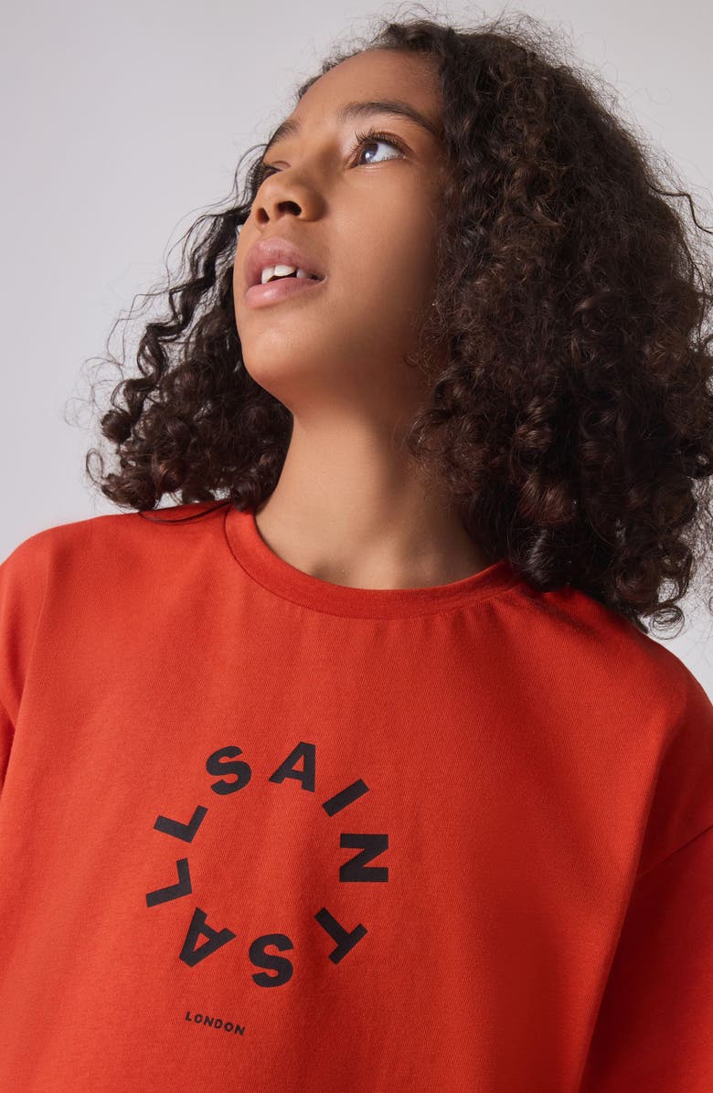 smALLSAINTS by ALLSAINTS Kids' Tierra Oversize Logo Graphic T-Shirt, Alternate, color, 
