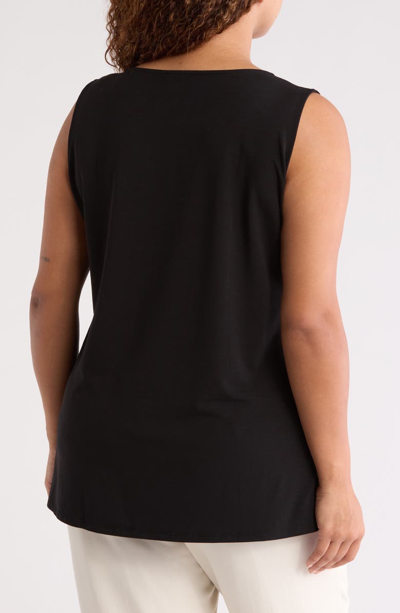 Eileen Fisher Sleeveless Silk Tunic, Alternate, color,