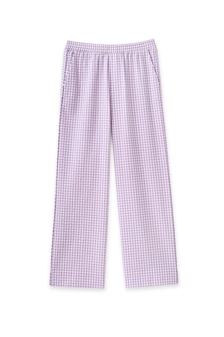 Mia Gingham Pant, Alternate, color, Wisteria