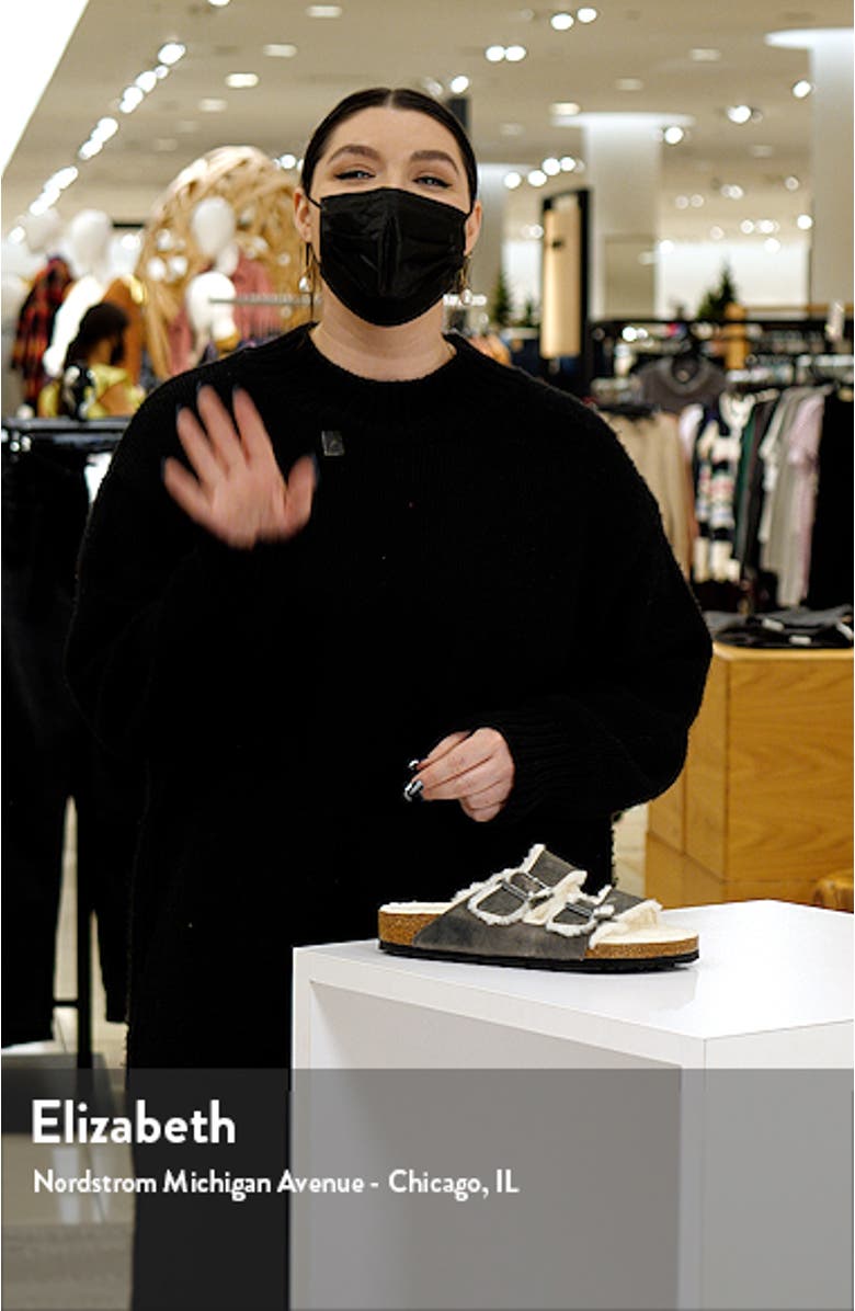 Arizona Genuine Shearling Slide Sandal, sales video thumbnail