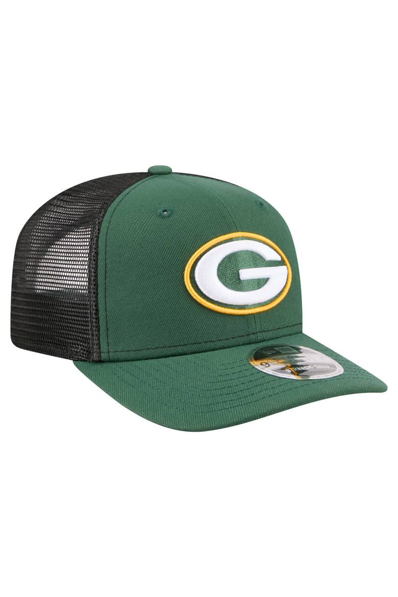 Men's New Era  Green Green Bay Packers 9SEVENTY Trucker Adjustable Hat, Alternate, color, Green