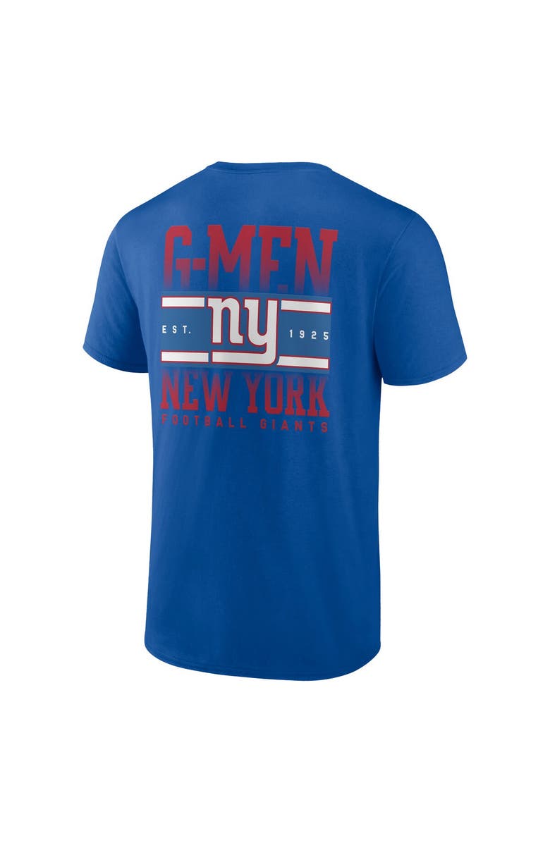 PROFILE Men's Profile  Royal New York Giants Big & Tall Two-Sided T-Shirt, Alternate, color, Royal