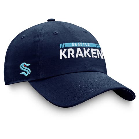 Men's Fanatics Branded Deep Sea Blue Seattle Kraken Authentic Pro Rink Adjustable Hat