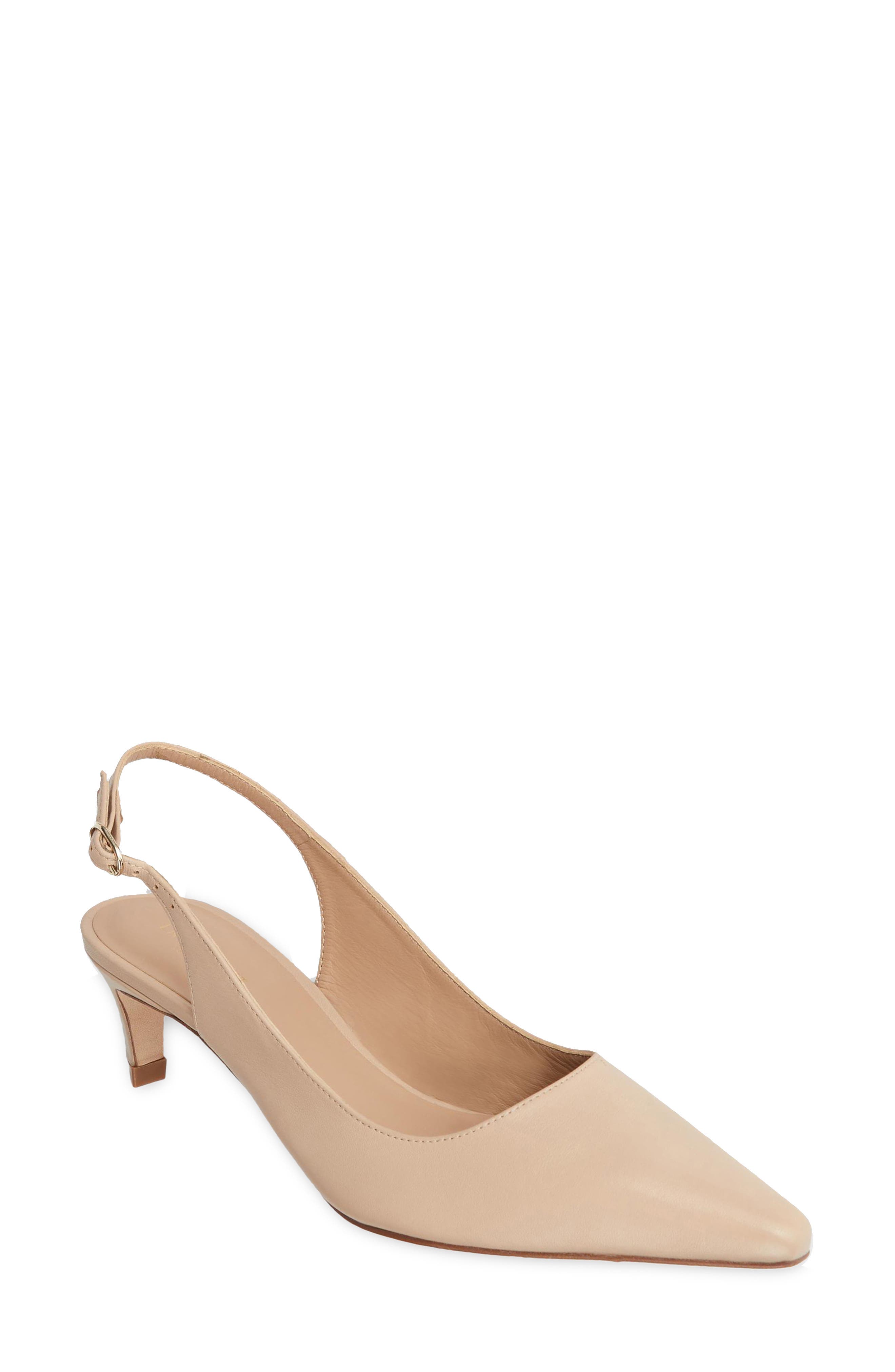 LK Bennett Alyssa Slingback Pump, Main, color, Light Brown