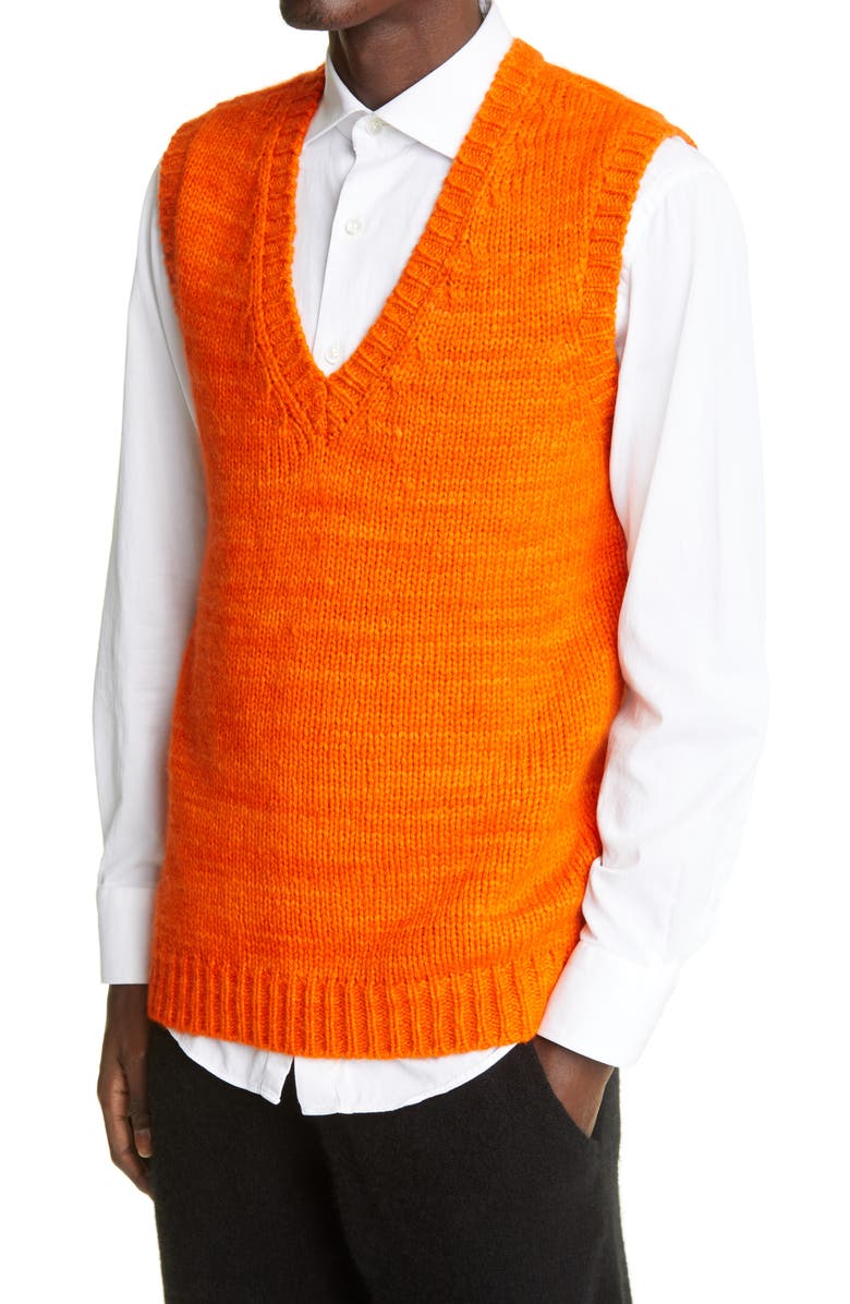 The Elder Statesman Hand Spun Cashmere Sweater Vest, Alternate, color, 