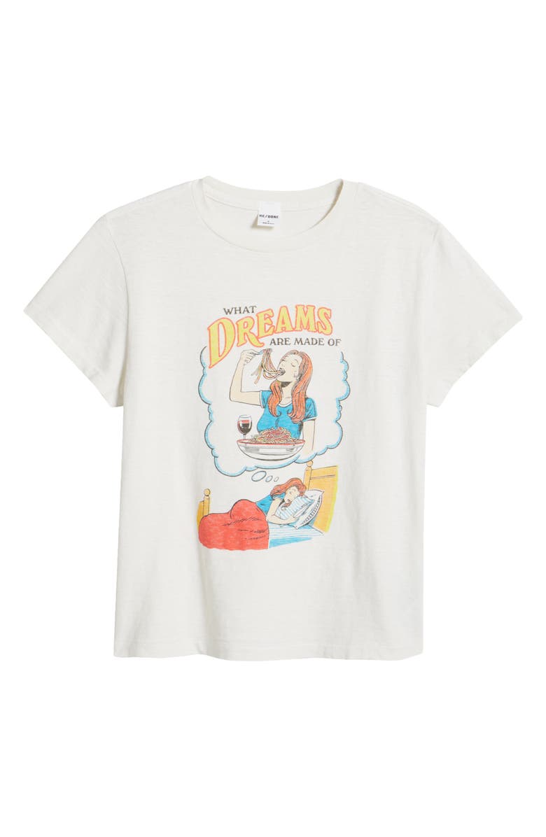 Re/Done Classic Dreams Cotton Graphic T-Shirt, Alternate, color, 