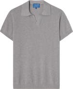 Robert Talbott Randall Cotton Cashmere Johnny Collar Sweater