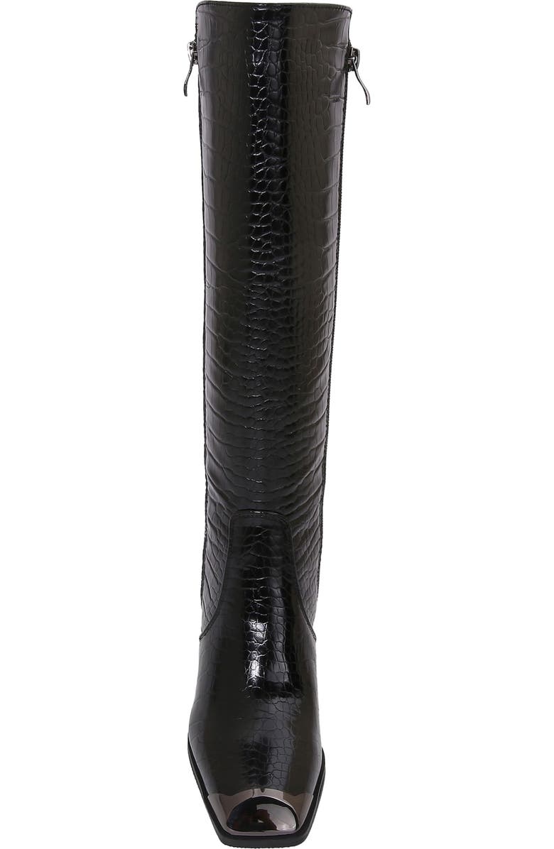 NINETY UNION Lux Block Heel Knee High Boot, Alternate, color, Black
