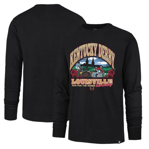 Men's '47 Black Kentucky Derby Franklin Long Sleeve T-Shirt