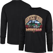 '47 Men's '47 Black Kentucky Derby Franklin Long Sleeve T-Shirt