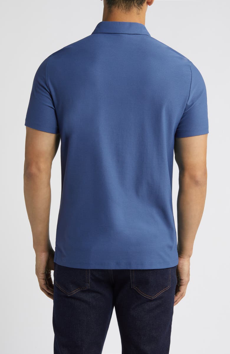 Robert Barakett Hickman Short Sleeve Polo Shirt, Alternate, color, Poseidon