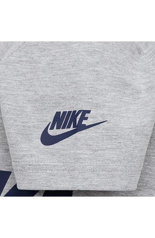 Nike Kids' Futura Performance Graphic T-shirt & Shorts Set In Midnight Navy