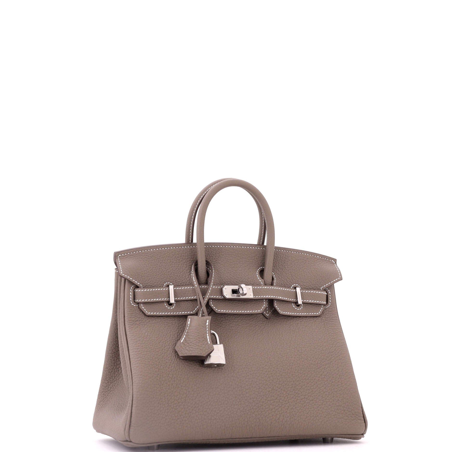 Birkin Handbag Grey Togo with Palladium Hardware 25, Alternate, color, Grey