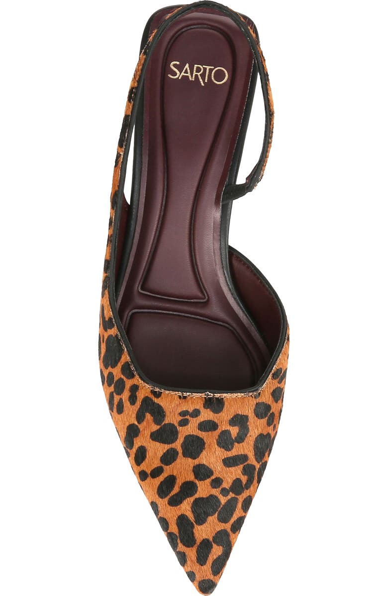 SARTO by Franco Sarto Devin Genuine Calf Hair Kitten Heel Slingback Pump, Alternate, color,