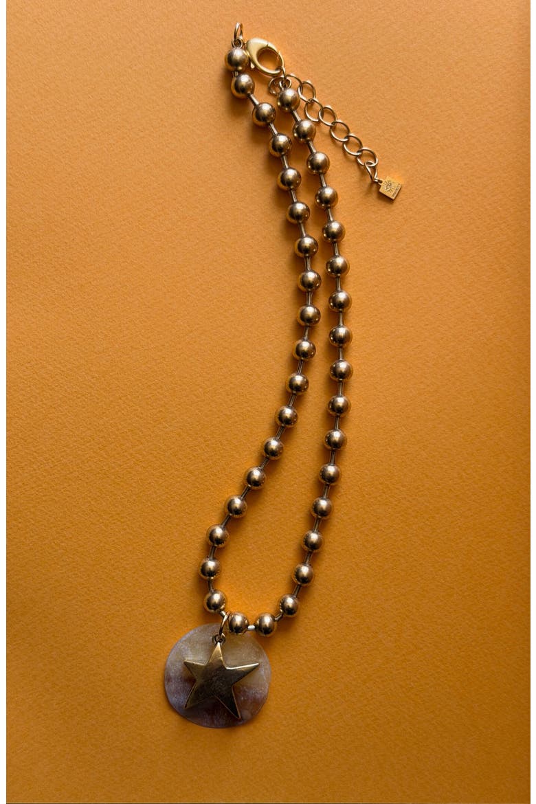 Levi Necklace, Alternate, color, Green