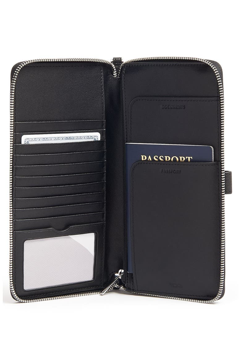 Belden Leather Travel Wallet, Alternate, color, BLACK