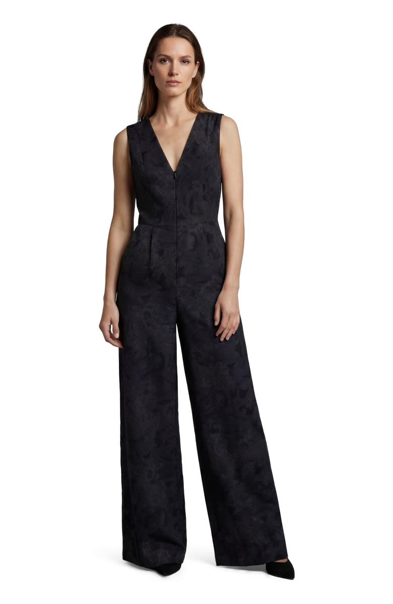 Lords of Harlech Paisley Explosion Womens Tailored Jumpsuit, Main, color, Paisley Explosion Black
