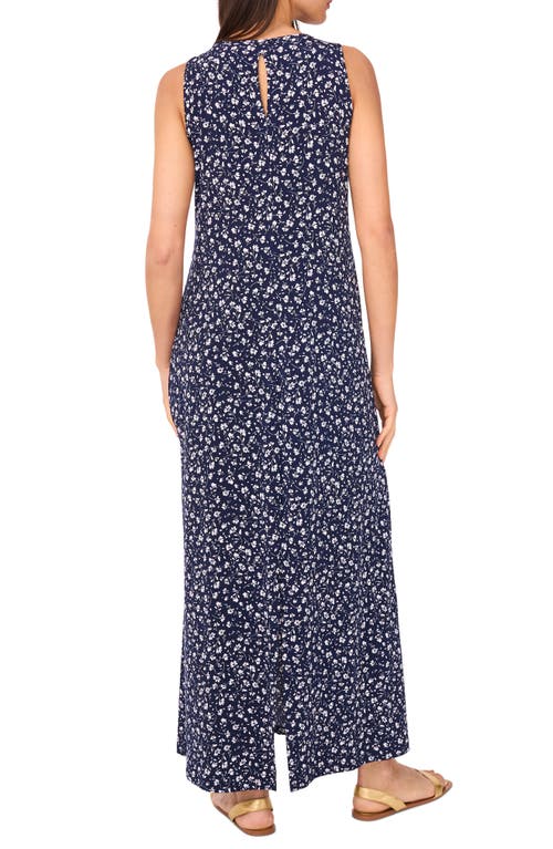 Vince Camuto Floral Sleeveless Jersey Maxi Dress