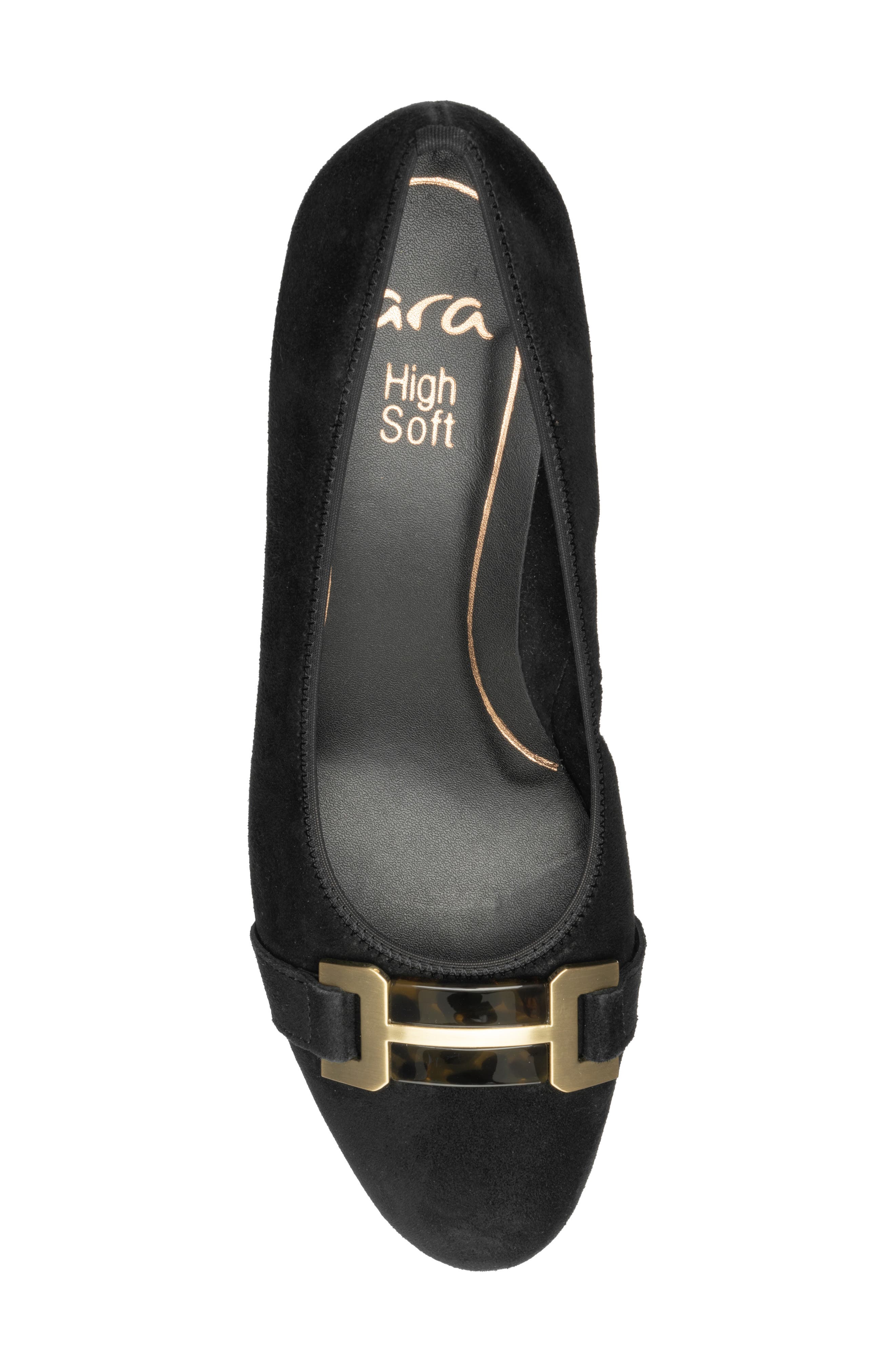 ara Nebula Block Heel Pump, Alternate, color, Black