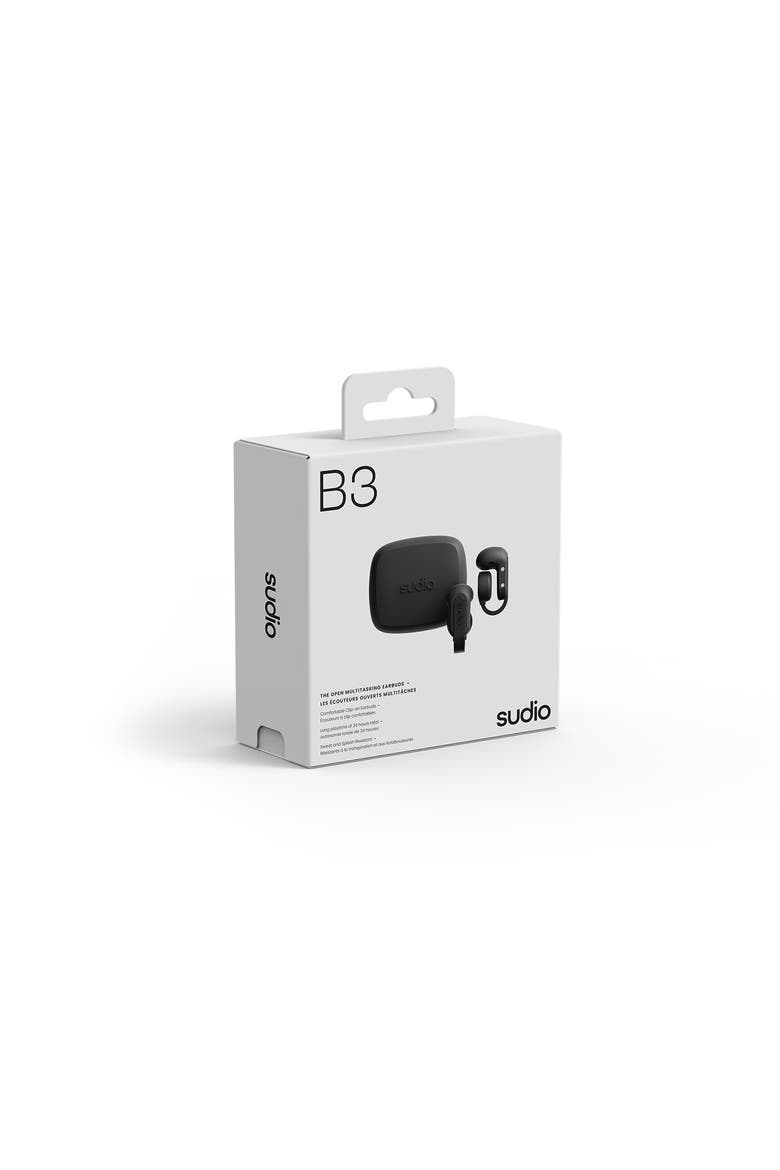 B3 Wireless Clip-on Earphones, Alternate, color, Black