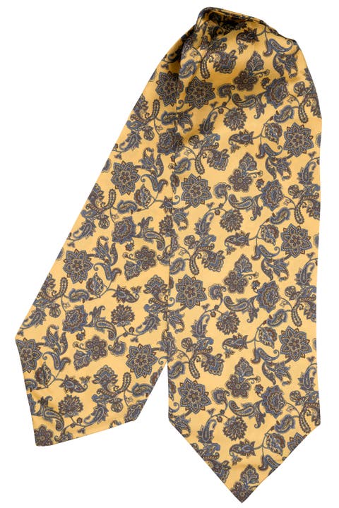 Turano - Silk Ascot Cravat Tie for Men