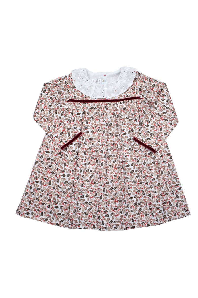 Fall Acorns Dress for Toddler, Main, color, Red Multi